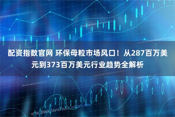 配资指数官网 环保母粒市场风口！从287百万美元到373百万美元行业趋势全解析
