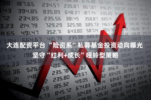 大连配资平台 “险资系”私募基金投资动向曝光 坚守“红利+成长”哑铃型策略